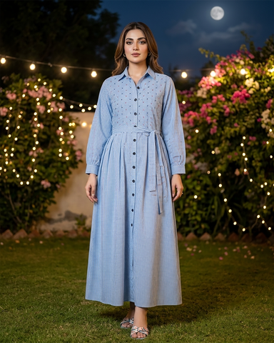 Designer Long Maxis | Printed Floral - Hania Series | Premium Lawn