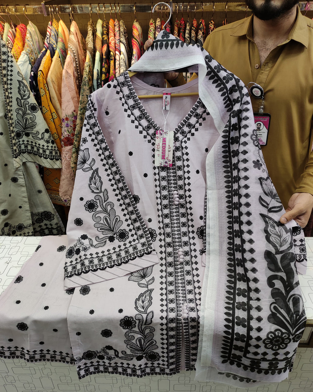 Designer Three Piece | Ghazal | Lawn Cotton