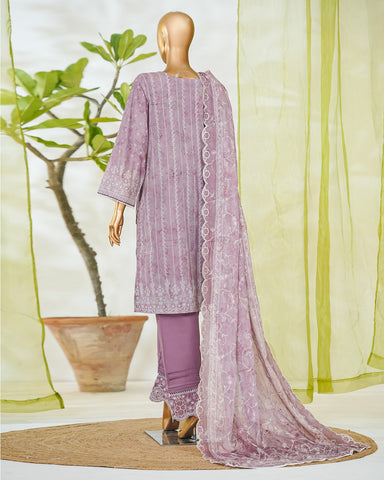 Three Piece Formals | Embroidered - White & White - Eid Special | Premium Lawn