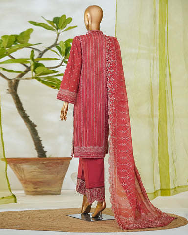 Three Piece Formals | Embroidered - White & White - Eid Special | Premium Lawn