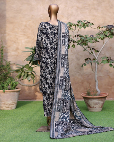 Printed Three Piece | Designer | Premium Khaddar