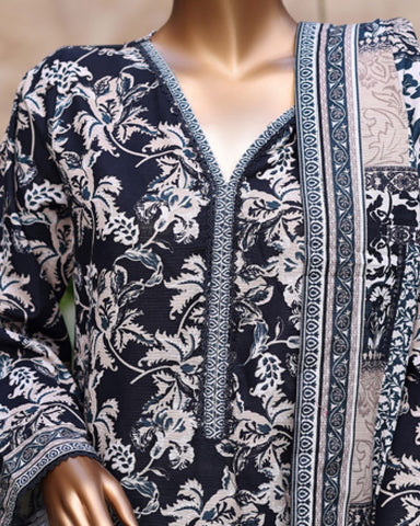 Printed Three Piece | Designer | Premium Khaddar