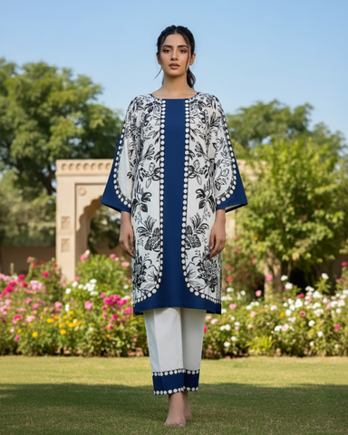 CoOrds Two Piece | Digital Printed | Crepe Silk