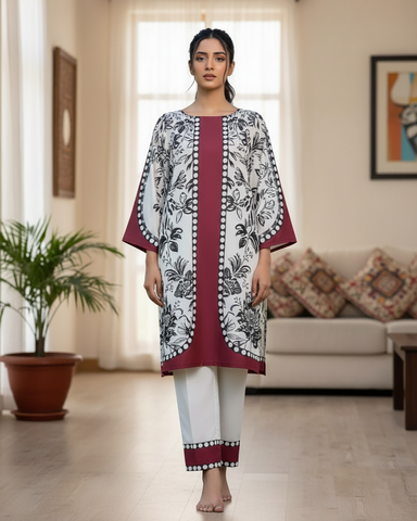 CoOrds Two Piece | Digital Printed | Crepe Silk