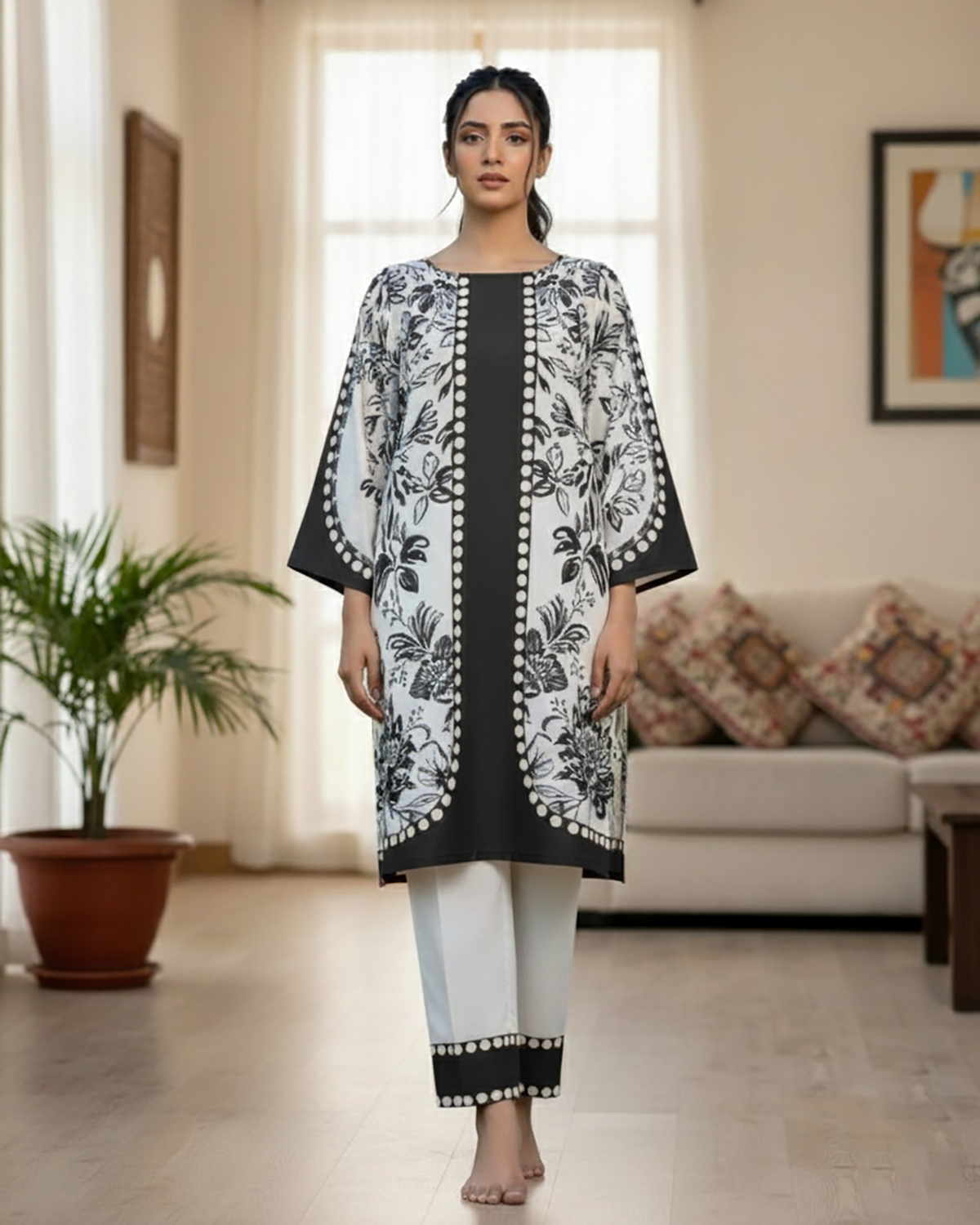 CoOrds Two Piece | Digital Printed | Crepe Silk