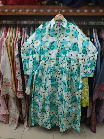 Designer Long Maxis | Printed Floral - Hania Series | Premium Lawn