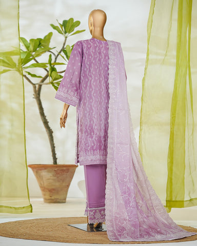Three Piece Formals | Embroidered - White & White - Eid Special | Premium Lawn