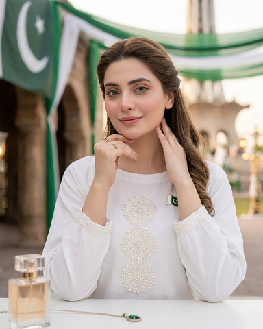 Designer Embroidered Shirt | Azadi Special | Cotton Lawn