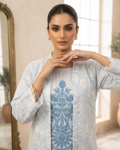 Semi Western Co-Ord Set | Designer - Vaniya | Cotton