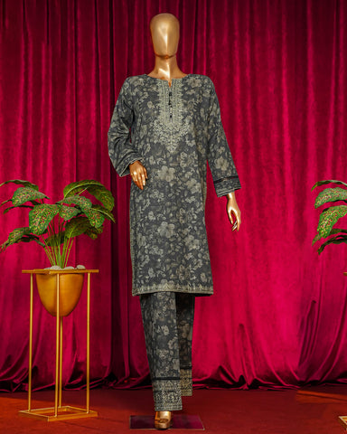 Designer Embroidered Two Piece | Blooming | Winter Khaddar