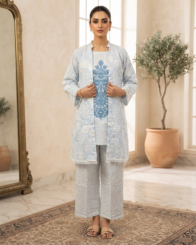 Semi Western Co-Ord Set | Designer - Vaniya | Cotton