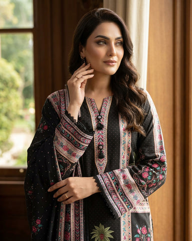 Mahira - Embroidered - Premium Khaddar