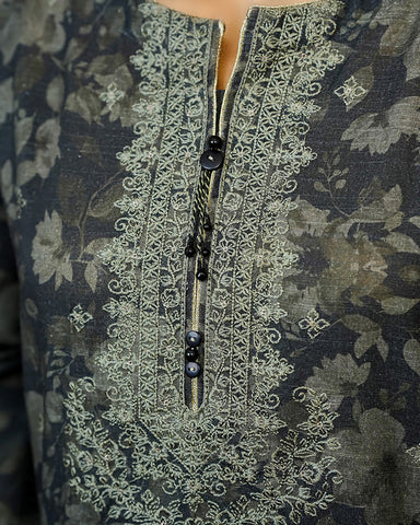 Designer Embroidered Two Piece | Blooming | Winter Khaddar