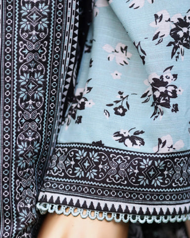 Printed Three Piece | Designer | Premium Khaddar