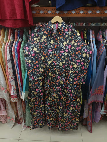 Designer Long Maxis | Printed Floral - Hania Series | Premium Lawn