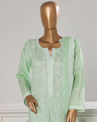 Three Piece Formals | Embroidered - White & White - Eid Special | Premium Lawn