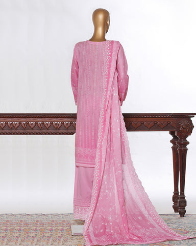 Three Piece Formals | Embroidered - White & White - Eid Special | Premium Lawn