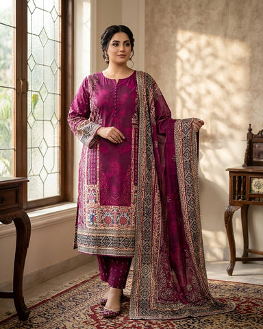 Mahira - Embroidered - Premium Khaddar