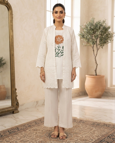 Semi Western Co-Ord Set | Designer - Vaniya | Cotton