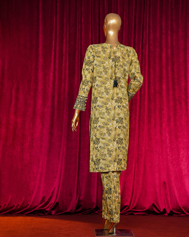 Designer Embroidered Two Piece | Blooming | Winter Khaddar