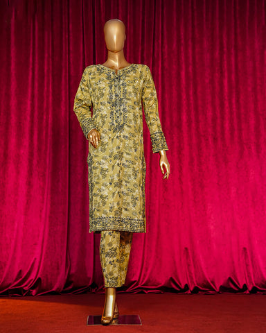 Designer Embroidered Two Piece | Blooming | Winter Khaddar