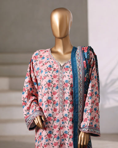 Printed Three Piece | Designer | Premium Khaddar