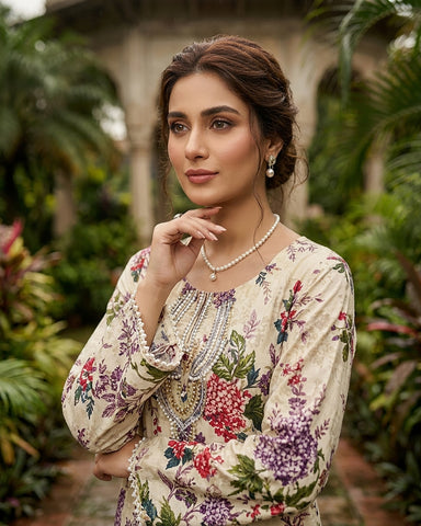 Designer Embroidered Two Piece | Co-Ord Sets -  Mehrava | Cotton