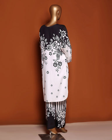 Designer Embroidered Two Piece | Florence | Linen