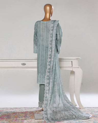 Three Piece Formals | Embroidered - White & White - Eid Special | Premium Lawn