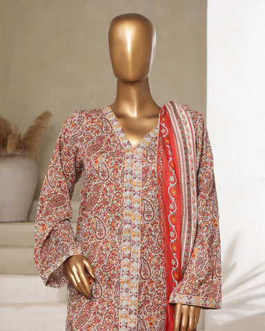 Luxury Three Piece | PrintKari Embroidery| Premium Lawn