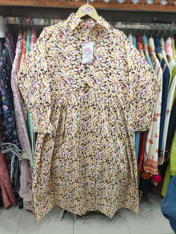 Designer Long Maxis | Printed Floral - Hania Series | Premium Lawn