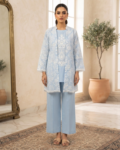 Semi Western Co-Ord Set | Designer - Vaniya | Cotton