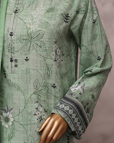 Digital Printed Three Piece | Designer "Hamna" | Soft Khaddar