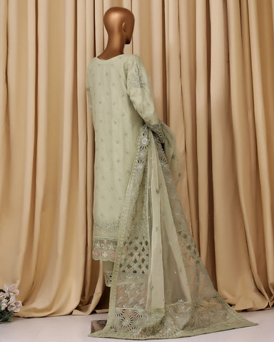 Formal Three Piece | Embroidered Festive-Falsafa | Premium Organza
