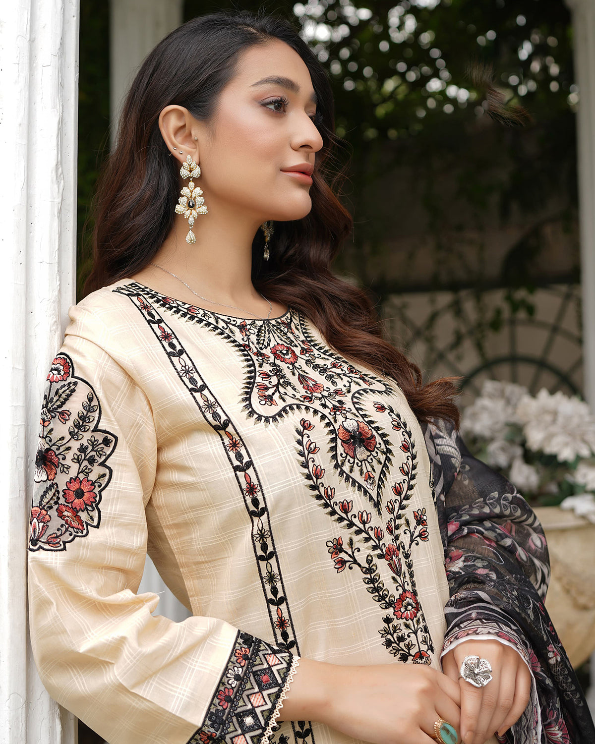 Embroidered Three Piece | Heavy Embroidered | Premium Luxury Lawn