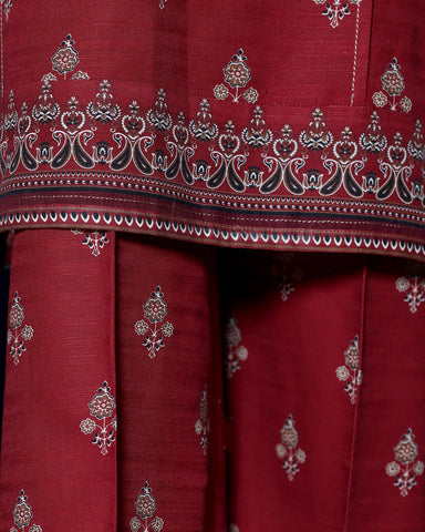 Designer Embroidered Two Piece | Co-Ords | Premium Khaddar