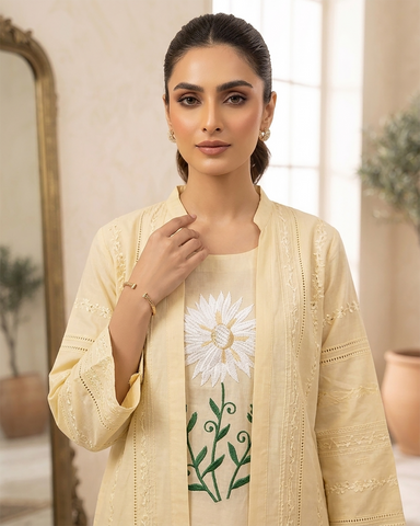 Semi Western Co-Ord Set | Designer - Vaniya | Cotton