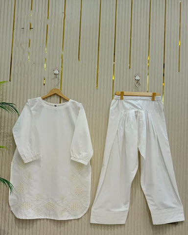 Designer Embroidered Shirt | Azadi Special | Cotton Lawn