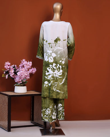 Designer Embroidered Two Piece | Florence | Linen