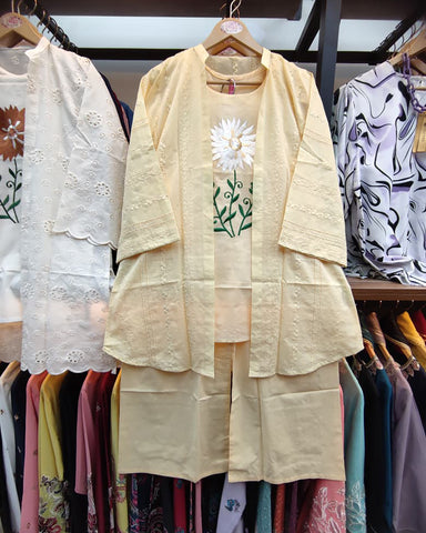 Semi Western Co-Ord Set | Designer - Vaniya | Cotton