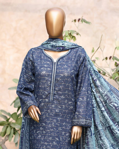 Printed Three Piece | Designer | Premium Khaddar