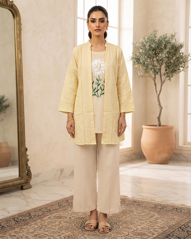 Semi Western Co-Ord Set | Designer - Vaniya | Cotton