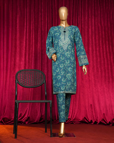 Designer Embroidered Two Piece | Blooming | Winter Khaddar