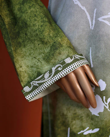 Designer Embroidered Two Piece | Florence | Linen