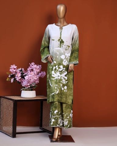 Designer Embroidered Two Piece | Florence | Linen