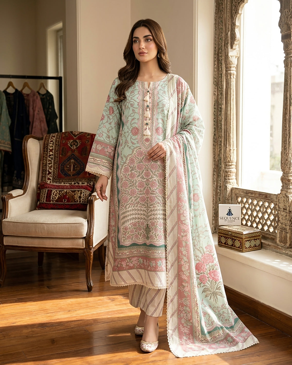Mahira - Embroidered - Premium Khaddar