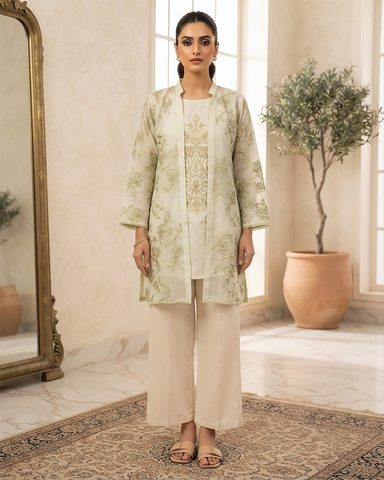 Semi Western Co-Ord Set | Designer - Vaniya | Cotton
