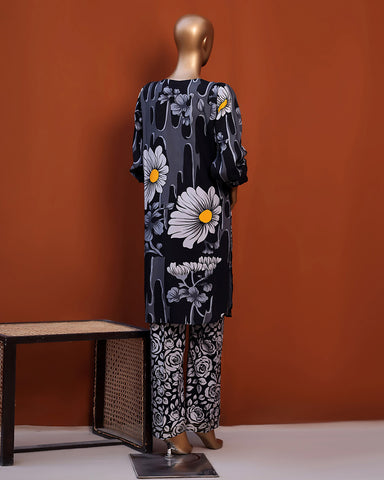 Designer Embroidered Two Piece | Florence | Linen