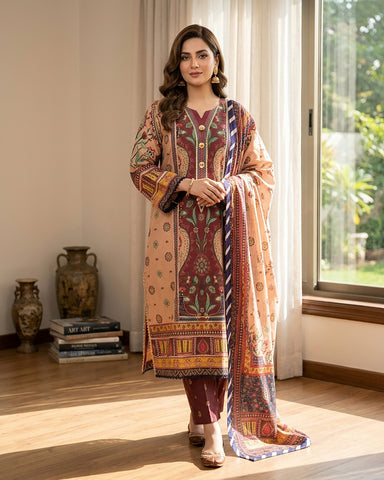 Mahira - Embroidered - Premium Khaddar
