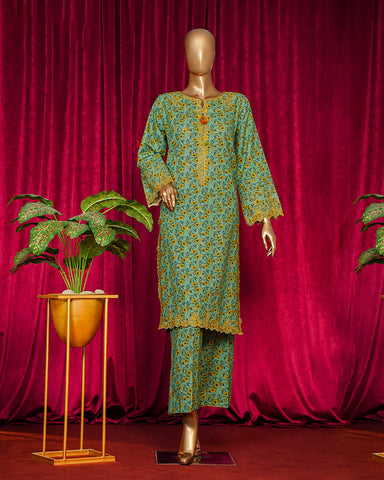 Designer Embroidered Two Piece | Blooming | Winter Khaddar